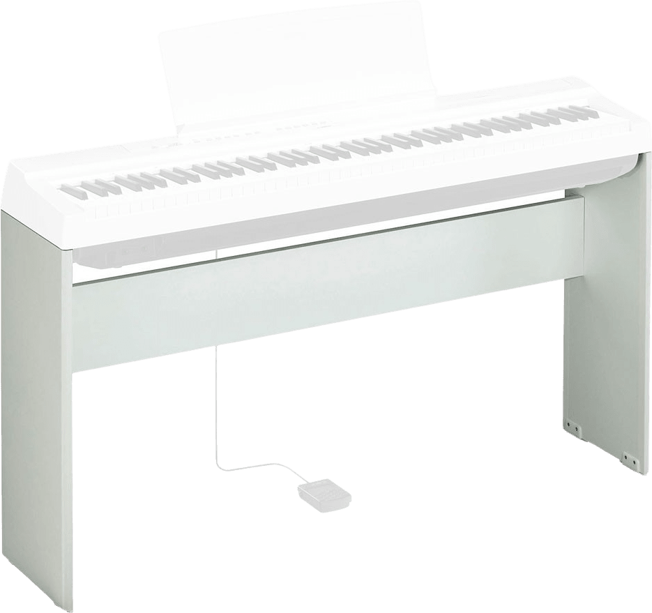 Wit Yamaha L-125 standaard voor P-125 digitale piano.1