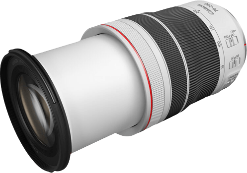 Weiß Canon RF 70-200mm f/4.0 L IS USM Objektiv.4