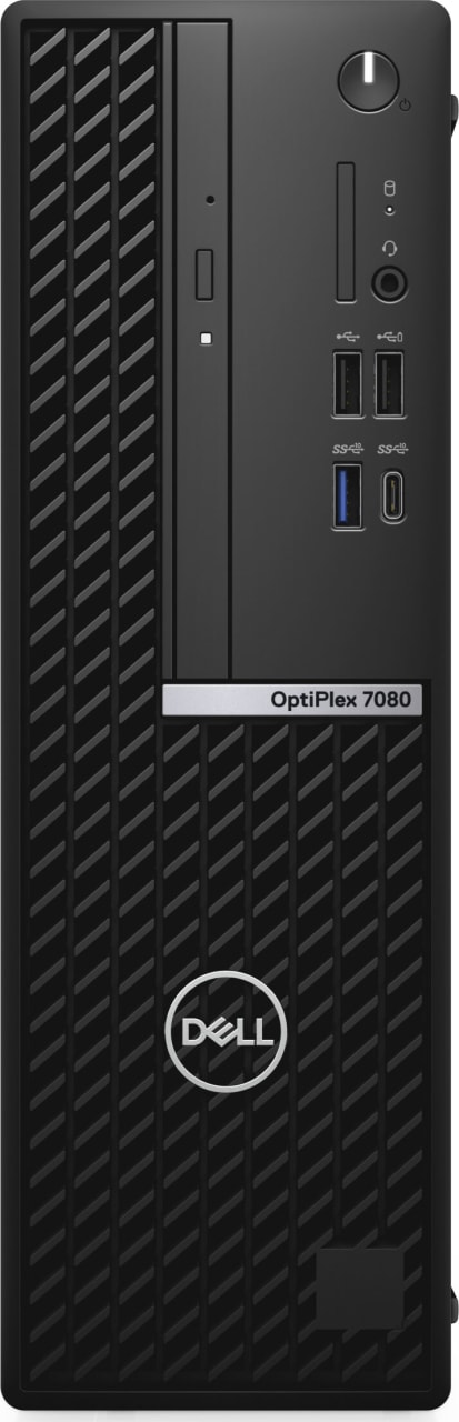 Schwarz Dell Optiplex 7080 SFF Mini PC - Intel® Core™ i7-10700 - 16GB - 512GB SSD - Intel® UHD Graphics 630.3