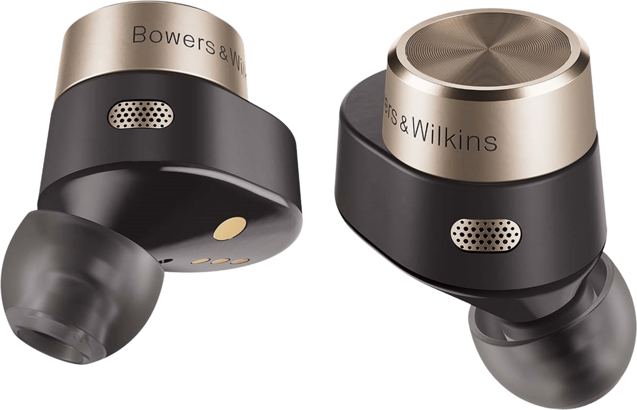 Houtskool Bowers & Wilkins PI7 ruisonderdrukkende in-ear hoofdtelefoon met Bluetooth.1