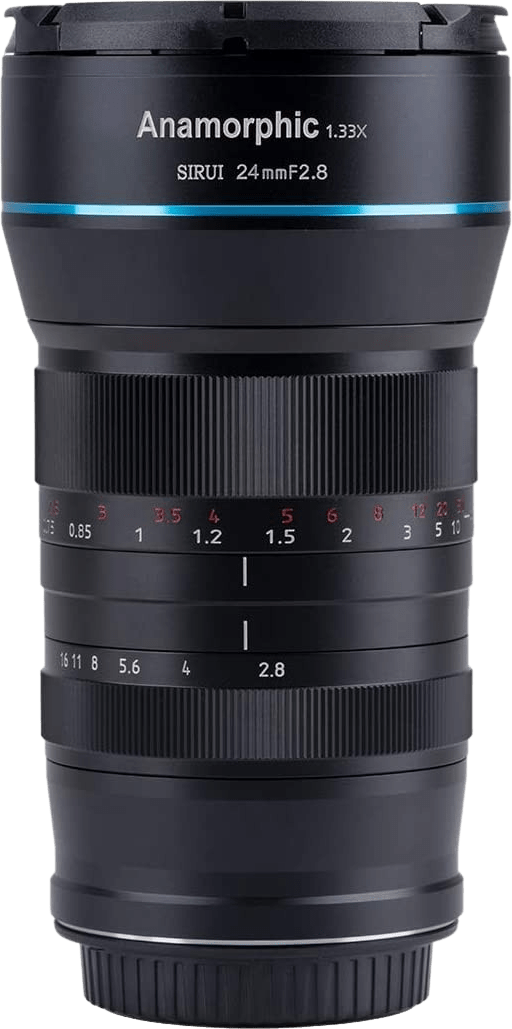 Schwarz Sirui 24mm f/2.8 1.33X Anamorphische Objektiv für Fujifilm X-mount.1