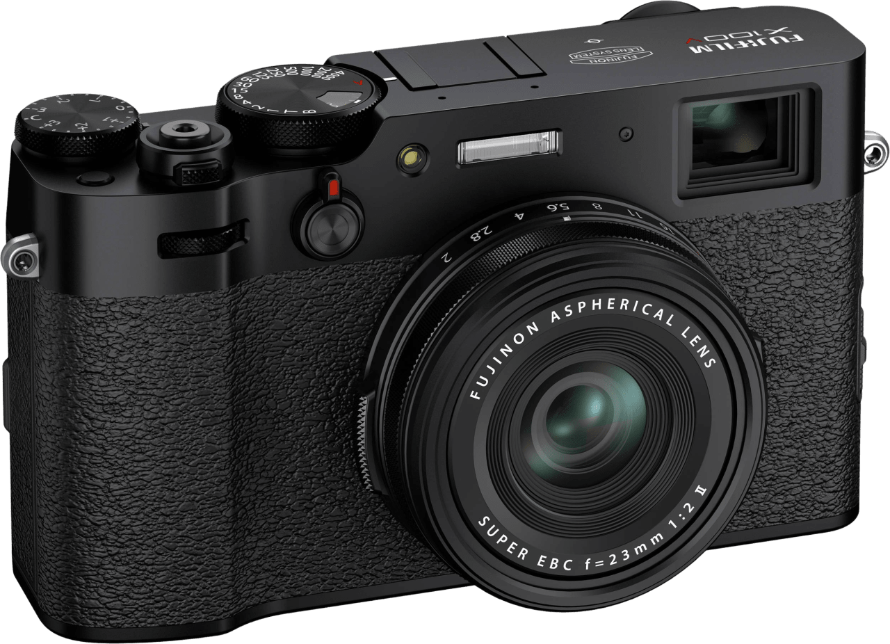 Schwarz Fujifilm X100V Kompaktkamera.6