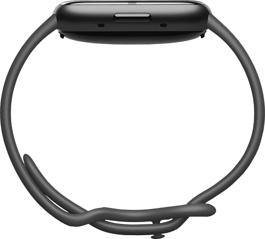 Shadow Gray Fitbit Sense 2 Smartwatch, Aluminiumgehäuse und Silikonarmband, 40mm.6