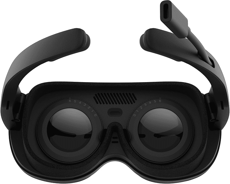 Black HTC Vive Flow Virtual Reality Headset.7