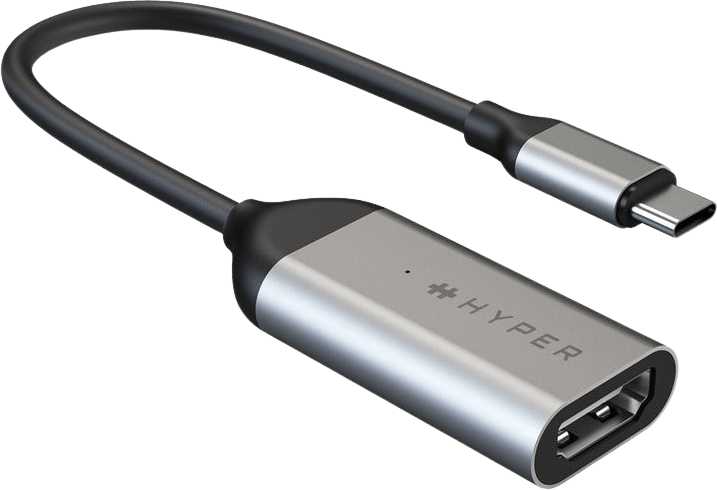 Grau Targus HyperDrive USB-C to 4K 60Hz HDMI Adapter.1