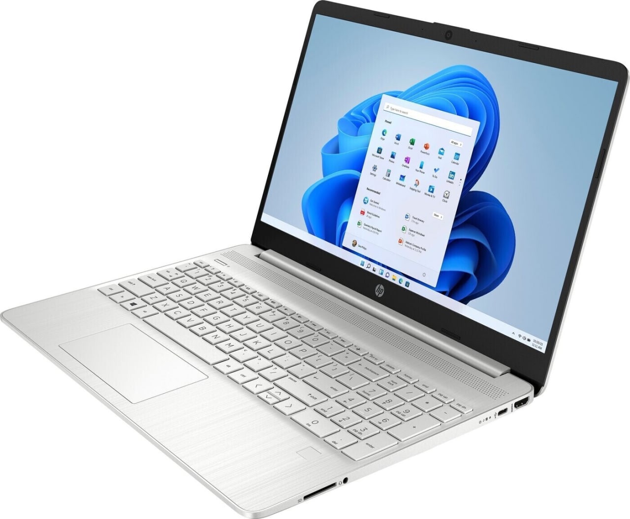 Silber HP 15 Notebook - AMD Ryzen™ 7-5825U - 16GB - 512GB SSD.3
