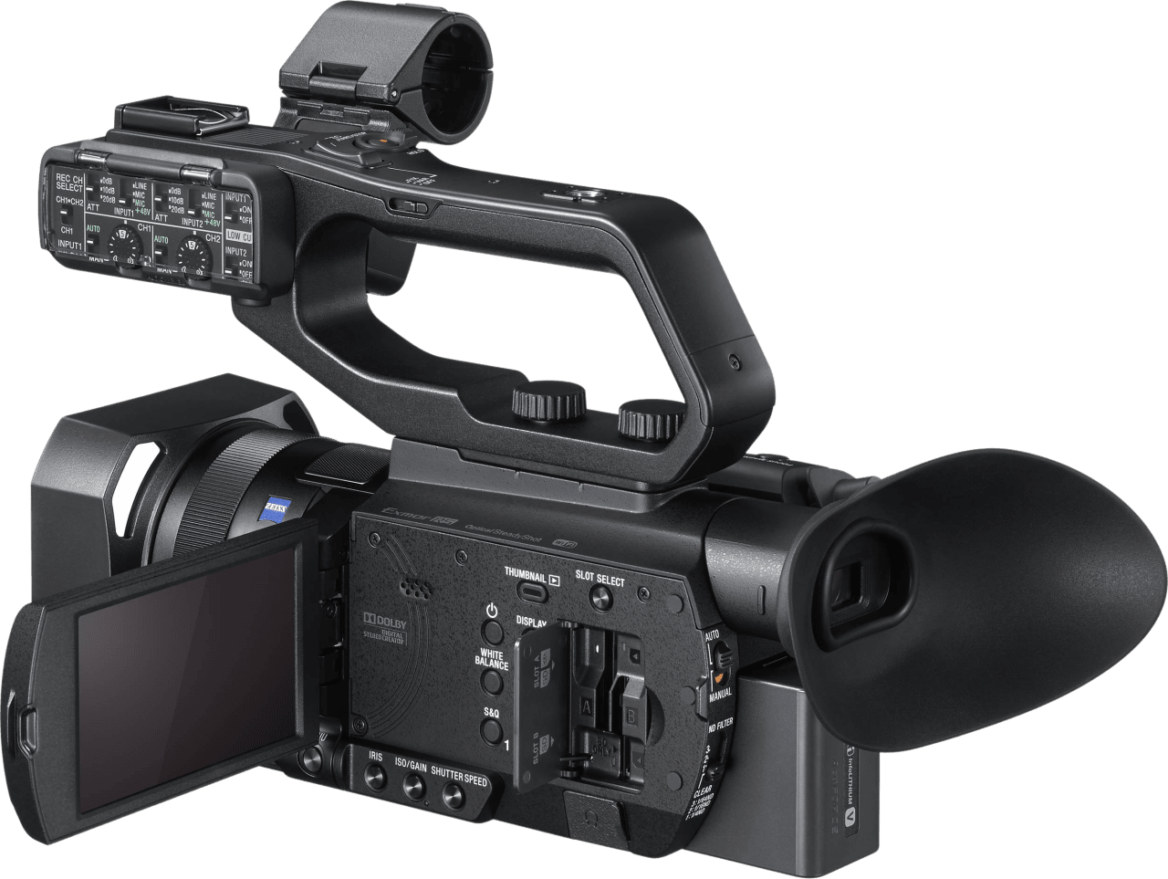 Schwarz Sony PXW-Z90 Professional Camcorder.4