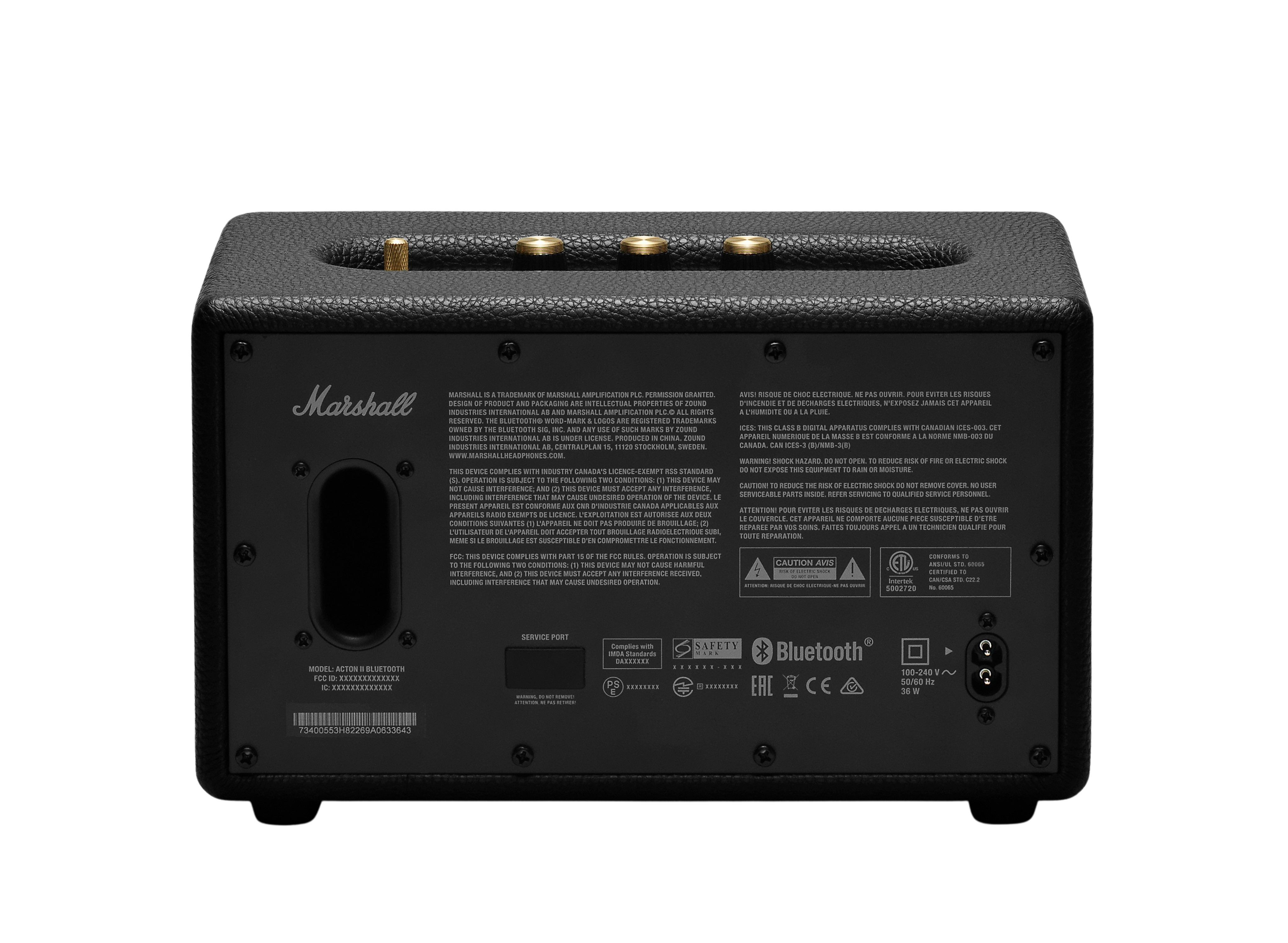 Alquila Marshall Stockwell II Altavoz Bluetooth portátil desde 8,90 € al mes