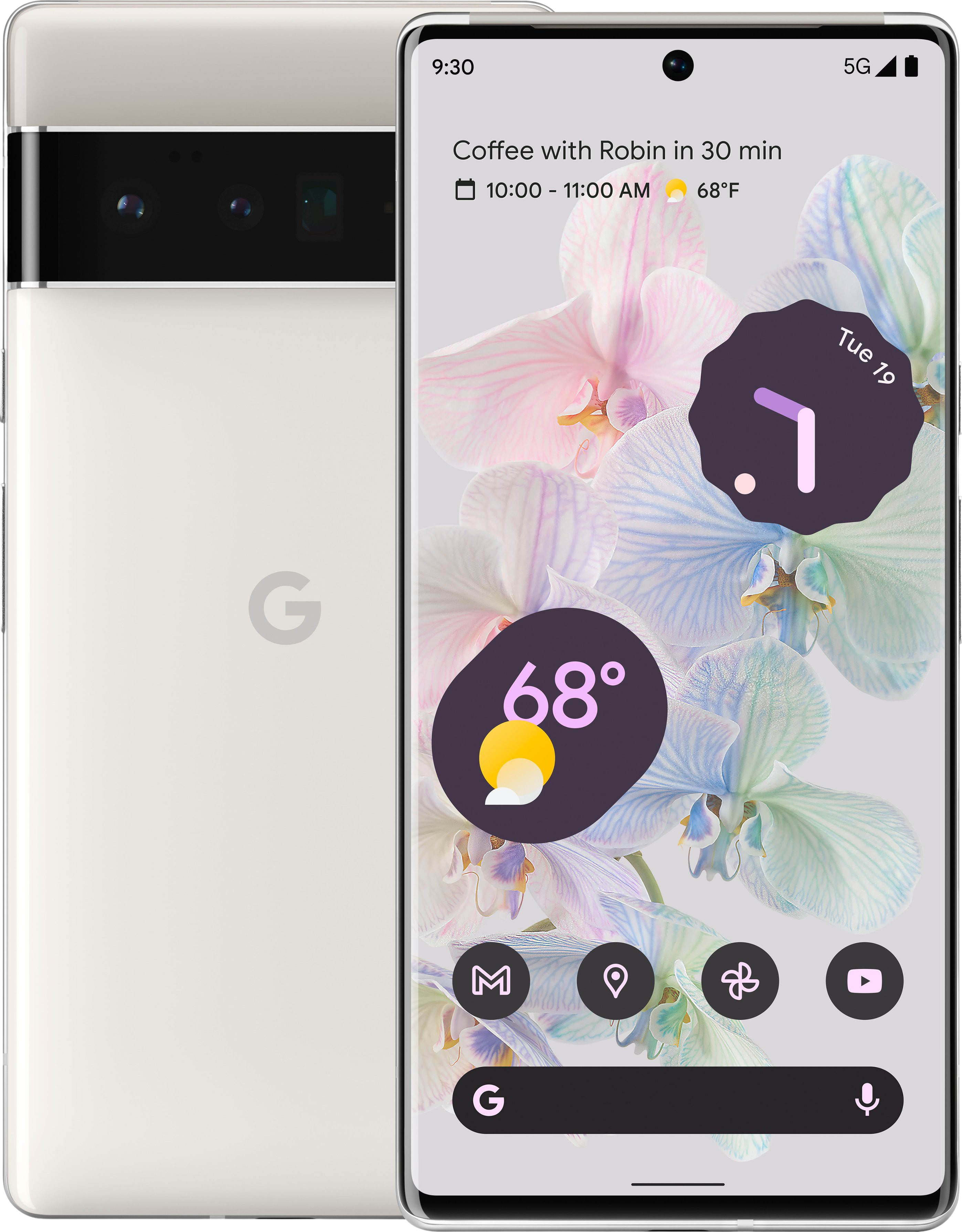 Cloudy White Google Smartphone Pixel 6 Pro - 256GB - Dual SIM.1