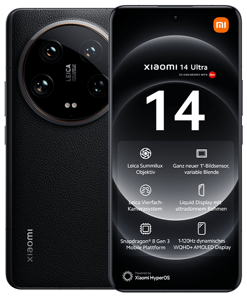 Xiaomi 14 Ultra （Black / 512GB） グローバル版 Xiaomi 14 Ultra 512GB 16GB (Global Model) Factory Unlocked