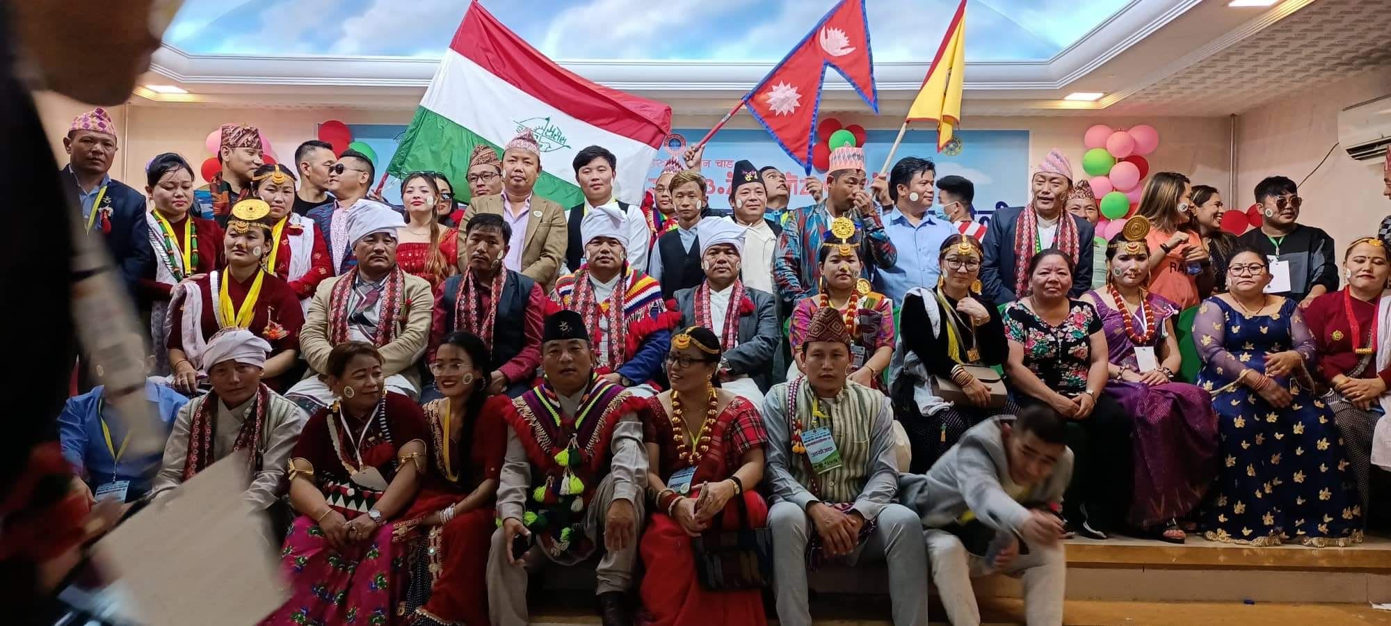 कतारमा किरात समुदायले सामुहिक रुपमा ५०८२ औं उभौली साकेला चाड मनाए