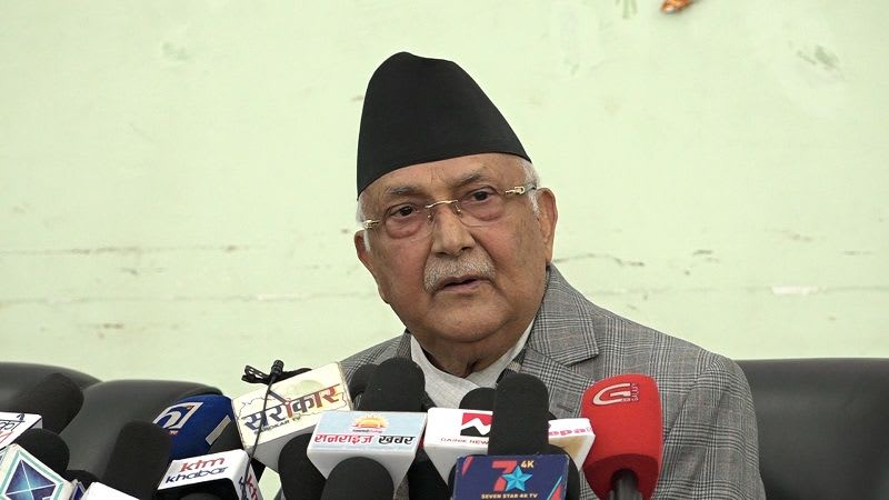 लोकतान्त्रिक गणतन्त्रमाथि औँलो ठड्याउने काम एमालेले कहीँ कतै पनि हुन दिँदैन : ओली