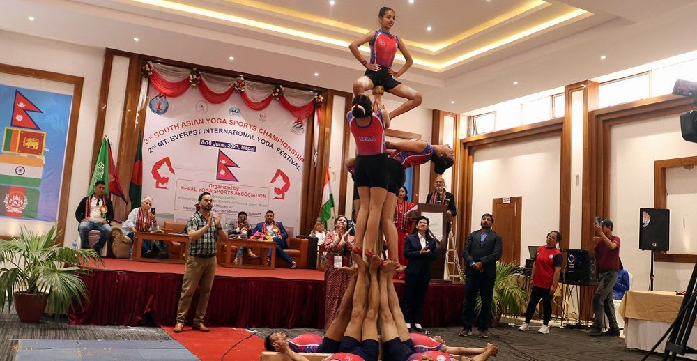 दक्षिण एसियाली योग च्याम्पियनशिपको उपाधि भारतलाई