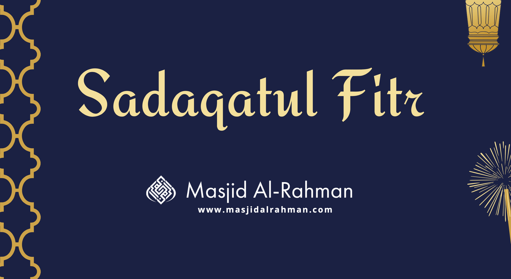 Sadaqatul Fitr - Due Before Eid Prayer
