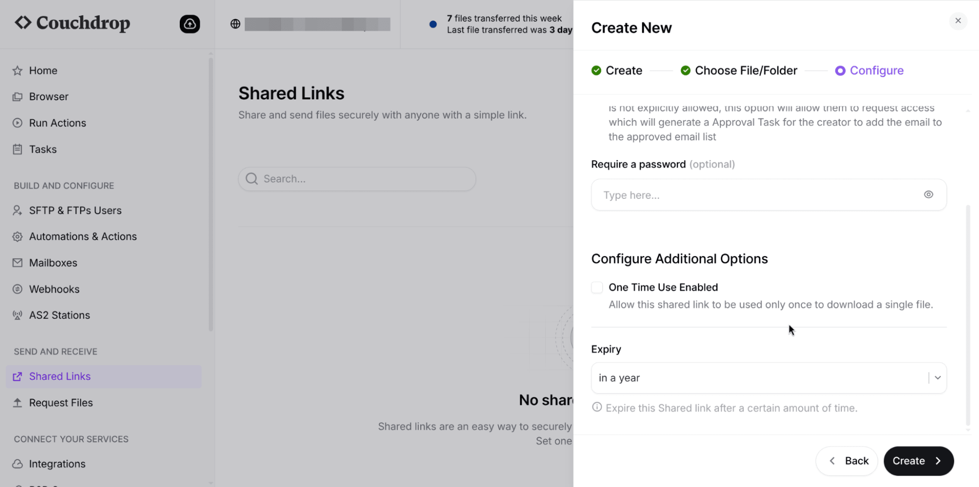 SFTP To Go vs Couchdrop secure file transfer comparison
