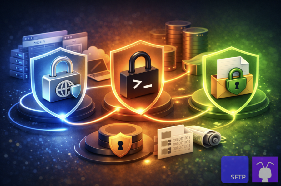 tls vs. ssh. vs. pgp