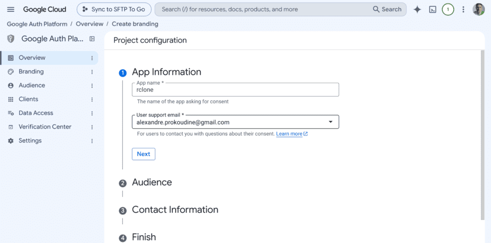 Set up bidirectional SFTP and Google Drive sync using rclone