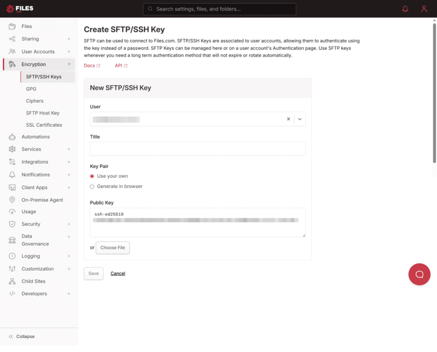 sftp to go vs files.com files.com