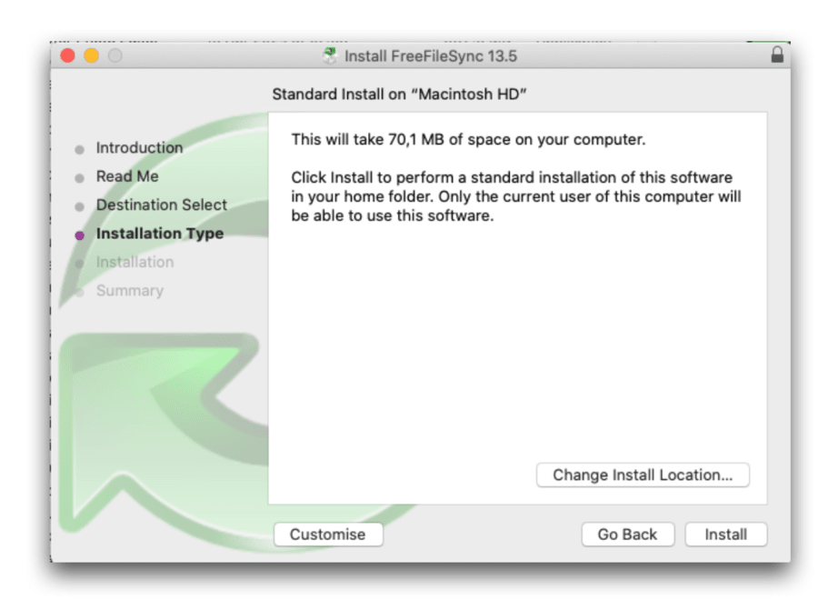 local mac folders to sftp