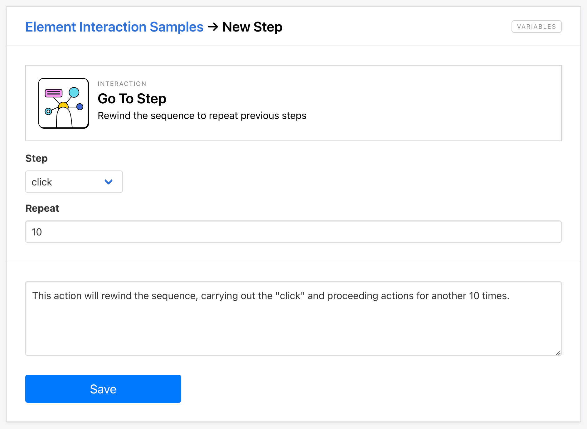 Screenshot of Roborabbit go to step step