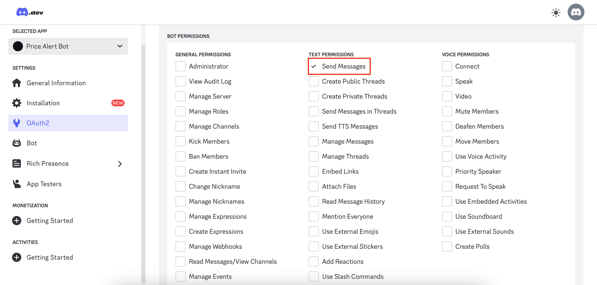 select 'Send Messages' as the bot permission.png