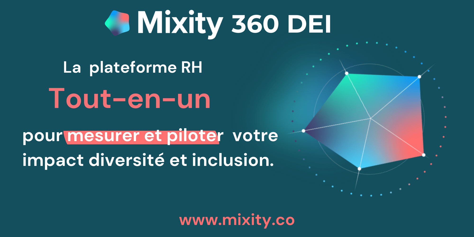Mixity 360 DEI - la nouvelle solution tout-en-un pour mesurer et piloter la diversité, l'équité et l'inclusion dans la durée