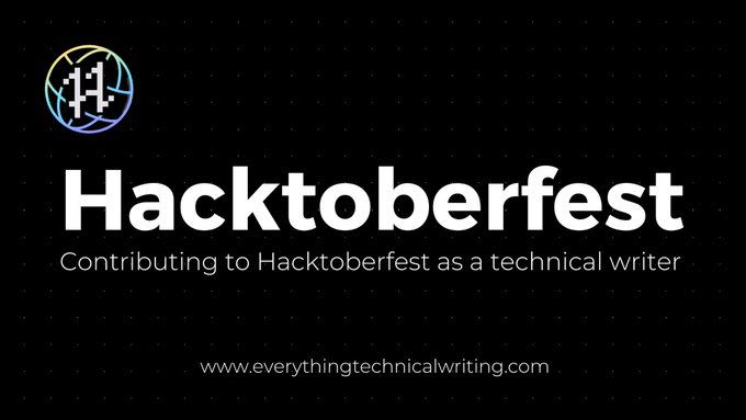 Contributing to Hacktoberfest as a technical writer