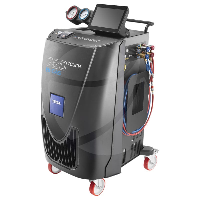 4-IN-1 STATION, KONFORT, 780R TOUCH, R134A & R1234YF, VACUUM-CHARGE-RECOVER-RECYCLE, FULLY AUTOMATIC, BI-GAS