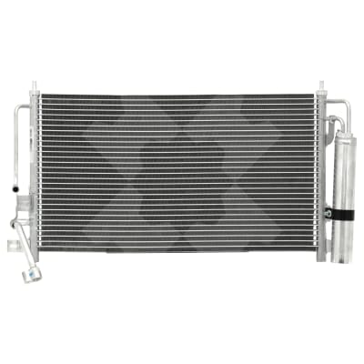 CONDENSER, MAZDA 2 01/04-07/07, MULTI-FLOW, INCL DRIER