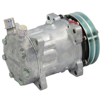 COMPRESSOR, SANDEN, SD7H15, 12V, 2A, 132MM, VERT O-RING, R134A, STEEL SHOE