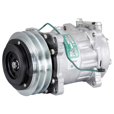 COMPRESSOR, SANDEN, SD7H15 A929, 24V, 2A, 132MM, VERT US PAD, EAR MOUNT, R134A