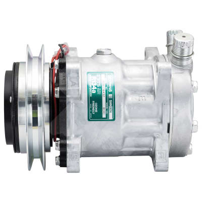 COMPRESSOR, SANDEN, SD7H15 8041, 12V, 1B, 146MM, VERT O-RING, R134A