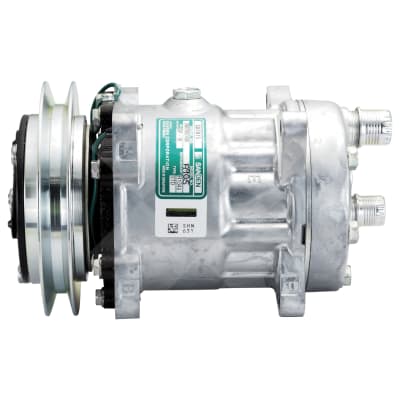 COMPRESSOR, SANDEN, SD7H15 A905, 24V, 1B, 146MM, REAR O-RING, R134A