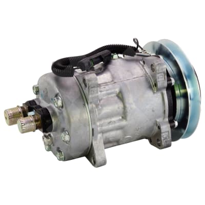 COMPRESSOR, SANDEN, SD7H15E, 12V, 1B, 146MM, REAR O-RING,  EAR MOUNT, GV HEAD PAD, R134A, ENHANCED 1