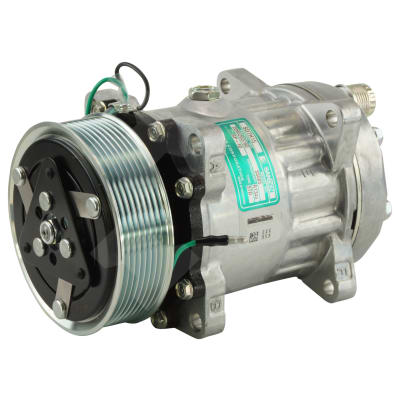 COMPRESSOR, SANDEN, SD7H15 8085, 24V, 8PV, 119MM, REAR O-RING, EAR MOUNT, R134A