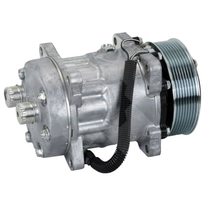 COMPRESSOR, SANDEN, SD7L15 A999, 12V, 8PV, 119MM, REAR TUBE-O, EAR MOUNT, R404A