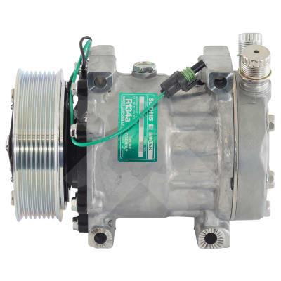 COMPRESSOR, SANDEN, SD7H15 8161, 24V, 8PV, 119MM, VERT O-RING, DIRECT MOUNT, R134A