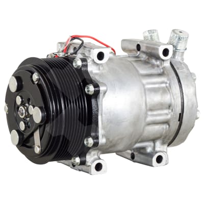 COMPRESSOR, SANDEN, SD7H15, 12V, 10PV, 119MM, VERT O-RING, DIRECT MOUNT, R134A