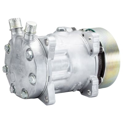 COMPRESSOR, SANDEN, SD7L15 A959, 24V, 10PV, 125MM, VERT O-RING, EAR MOUNT, R404A