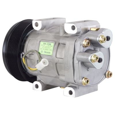 COMPRESSOR, UNICLA, US150-7365, 24V, 8PV, 132MM, REAR PAD, R134A, DIRECT MOUNT, DUST COVER, VOLVO TRUCKS, MACHINERY