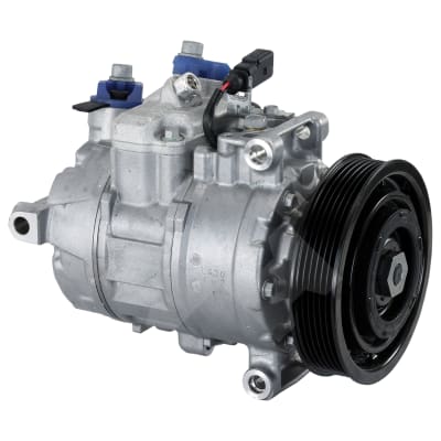 COMPRESSOR, AUDI A4 V6 11/07-, A5 V6 11/07-, A6 2.4L, 2.8L, 3.2L 08/04-, DENSO, 6PV, 125MM