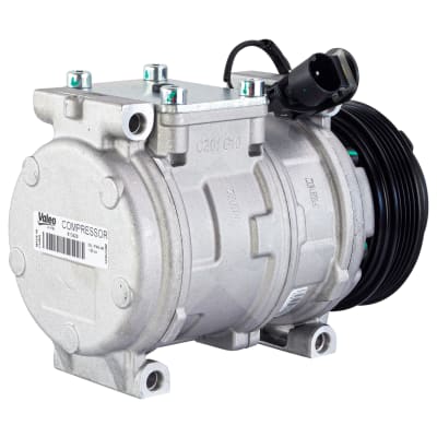 COMPRESSOR, BMW 5-SERIES E34 M20 525I 1988-92, VALEO, REPL DENSO, 10PA17C, 5PV