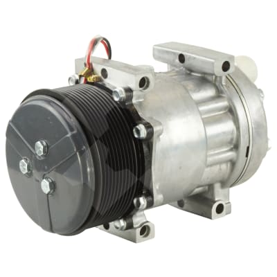 COMPRESSOR, CASE, IH PUMA 210 TRACTOR, S-SERIES (REPL SANDEN), SD7H15, 12V, 10PV, 123MM, DIRECT MOUNT