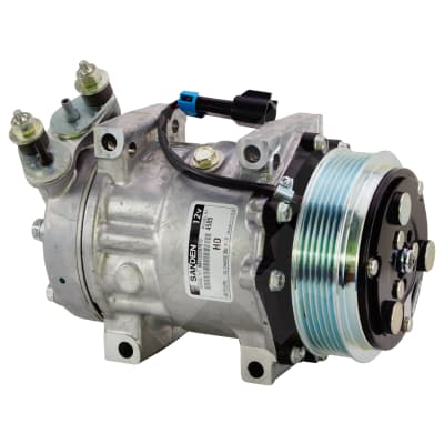 COMPRESSOR, CATERPILLAR TRUCK, SANDEN, SD7H15, 6PV, 119MM, DIRECT MOUNT, HEAVY DUTY, 3863068-C1