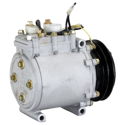 COMPRESSOR, CATERPILLAR 307C, 320C, MITSUBISHI, MSC90T, 24V, 1C, 125MM