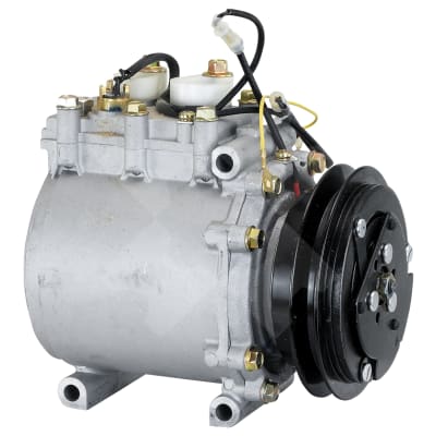COMPRESSOR, CATERPILLAR 307C, 320C, MITSUBISHI, MSC90T, 24V, 1C, 125MM