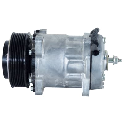 COMPRESSOR, DAF TRUCK, LF 45, LF 55, 2001- SANDEN SD7H15, 24V,  8PV, 119MM, REAR GM PAD, QC HEAD, EA