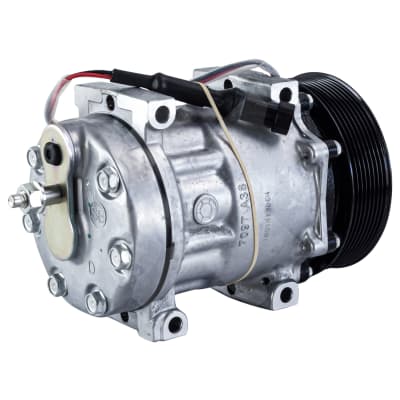 COMPRESSOR, DAF TRUCK XF, 2012-, SANDEN, SD7H15, 24V, 8PV, 132MM, REAR GM PAD, QC HEAD, DIRECT MOUNT