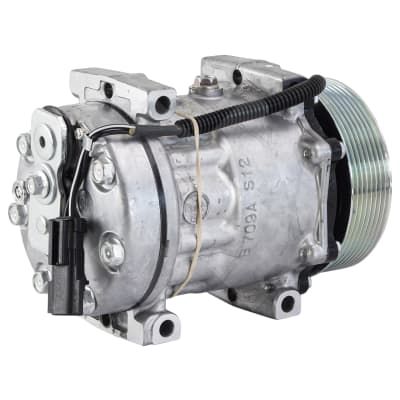 COMPRESSOR, DODGE RAM, 2500, 3500, 97-05, SANDEN, SD7H15, 8PV, DIRECT MOUNT, REAR PAD
