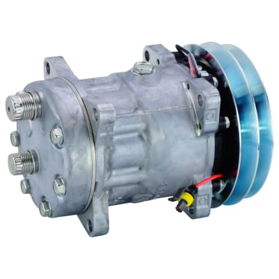 COMPRESSOR, DEUTZ, SANDEN, SD7H15 8091, 12V, 1A/1B, 150/142.5MM, REAR O-RING, EAR MOUNT, R134A